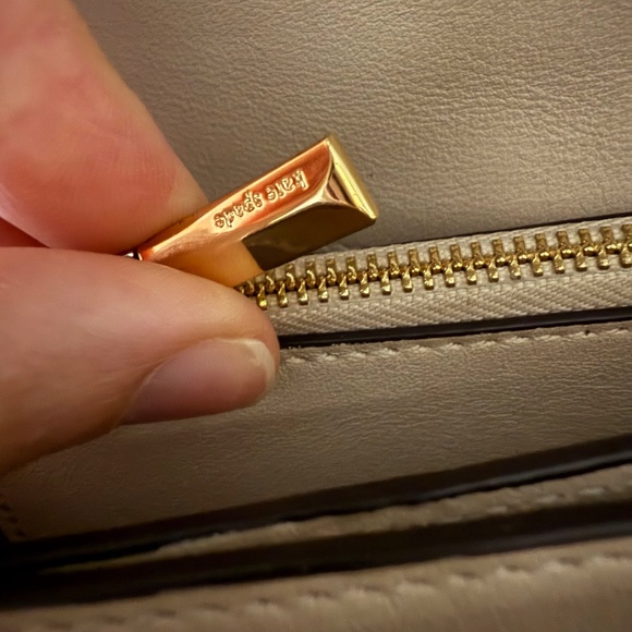 Kate Spade Pink Carlyle Raffia Tweed Medium Shoulder Bag w/ Chain Strap - Picture 11 of 11